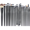 EmaxDesign 20 Pieces Makeup Brush Set Professional Face Eye Shadow Eyeliner Foundation Blush Lip Makeup Brushes Powder Liquid Cream Cosmetics Blending Brush Tool