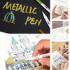 metallic brush markers and metallic brush tip pen set - 15 colours