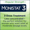 Monistat 3 Day Yeast Infection Treatment for Women, 3 Miconazole Suppository Inserts & External Monistat Anti-Itch Cream Bundle