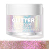 LANGMANNI Holographic Body Glitter Gel for Body, Face, Hair and Lip.Color Changing Glitter Gel Under Light. Vegan & Cruelty Free-1.35 oz (2# Sparkling Pink)