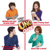 Mattel Games UNO Dare Card Game for Family Night Featuring Challenging and Silly Dares from 3 Different Categories