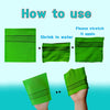 The Original Korean Washcloth Exfoliating for Bath. Asian Exfoliating Mitt Body Scrub. (2green 2red).NOPIGO