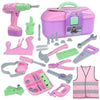 Kids Tool Set, 31 PCS Kids Tool Box Pretend Play Construction Toy with Electric Drill Hammer Tool Accessories Toddler Tool Set for Girls Boys Ages 3 4 5 6 7 Years Old