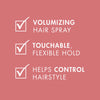 Nexxus Comb Thru Finishing Spray, Medium Hold Hair Spray for Volume, 10 oz