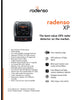 Radenso XP Radar & Laser Detector with GPS Lockouts