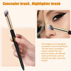 Rytrre Contour Makeup Brush, Under Eye Nose Contour Brush Cosmetic Tool