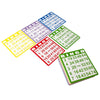 Yuanhe 100 Bingo Game Cards,Bingo Set, Kids Party Paper Card Games, School Classroom Family Gathering Activity, Casino Trip