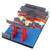 paper nano itsukushima shrine deluxe building set used-like new