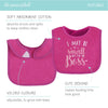 The Peanutshell Terry Bib Set for Baby Girls, 8 pack for Feeding, Teething, & Drooling