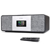 LEMEGA MSY3 Music System,WiFi Internet Radio,FM Digital Radio,Spotify Connect,Bluetooth Speaker,Stereo Sound,Wooden Box,Headphone-Out,Alarms Clock,40 Pre-Sets,Full Remote and App Control - Black Oak