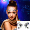 Face Body Gems Jewels Stickers,Body Jewels Stickers Stick on 10 Sets with 6 Boxes Chunky Glitter for Women Makeup Festival