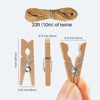 Mini Clothes Pins for Photo, Small Clothespins 200 pcs 1