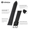 Fullmosa 14mm Leather Watch Bands Compatible with Skagen-SKW2692,Tone Slim Classic Watch,Casio DW290-1v,Black