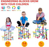 Meland Marble Run - 132Pcs Marble Maze Game Building Toy for Kid, Marble Track Race Set&STEM Learning Toy Gift for Boy Girl Age 4 5 6 7 8 9+ (102 Translucent Marbulous Pcs & 30 Glass Marbles)