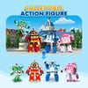 Robocar Poli [4 Pack] Poli + Amber + Roy + Helly Transforming Robot Toys, 4