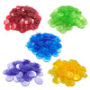 Yuanhe 500 Pieces of 3/4 inch Transparent Bingo Counting Chips for Bingo Game Party, Classroom, Game Night, Bingo Hall-Mixed Color