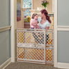 Toddleroo by North States Supergate Ergo Child Gate, Baby Gate for Stairs and Doorways. Includes Wall Cups. Pressure or Hardware Mount. Made in USA. (26