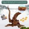 5Pcs Driftwood Branches Aquarium Wood Decoration Natural Fish Tank Habitat Decor Wood for Lizard Assorted Size,Small