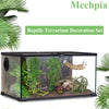 Mechpia 12 Pieces Bearded Dragon Tank Accessories, Reptile Hammock Plants and Vines Terrarium Branch Plants Habitat Decoration for Lizard Gecko Snake Hermit Crab