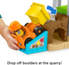 Fisher-Price Little People Toddler Learning Toy Load Up Ân Learn Construction Site Playset with Dump Truck for Ages 18+ Months