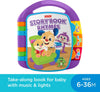 Fisher-Price Laugh & Learn Musical Baby Toy, Storybook Rhymes, Electronic Learning Book With Lights & Songs For Ages 6+ Months