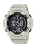 Casio Illuminator 10-Year Battery LED Back Light 5-Alarm Chronograph Digital Watch AE1500WH-8B2V