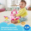 Fisher-Price Laugh & Learn Baby & Toddler Toy My Smart Purse Pretend Dress Up Set With Lights & Learning Songs For Ages 6+ Months