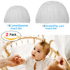 2 Pack Mosquito Cover for Stroller, Bug Net for Car Seat, Portable Durable, No Harmful Chemicals, Long-Lasting Infant Insect Shield Netting, White (M+L), Set.