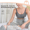 Pumping Bra, Momcozy Hands Free Pumping Bras for Women 2 Pack Supportive Comfortable All Day Wear Pumping and Nursing Bra in One Holding Breast Pump for Spectra S2, Bellababy, Medela (Large)