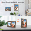 10.1 WiFi Digital Picture Frame, Canupdog IPS Touch Screen Smart Cloud Digital Photo Frame with 16GB Storage, Wall Mountable, Auto-Rotate, Motion Sensor, Share Photos via Frameo App