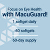 Life Extension Macuguard Ocular Support with Saffron & Astaxanthin - with Lutein, Meso-Zeaxanthin - Eye Health Supplement â Once-Daily, Non-GMO, Gluten-Free - 60 Count (Pack of 1)