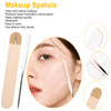 Acrylic Cosmetic Makeup Palette, Makeup Mixing Tray with Makeup Spatula Metal Mirror for Beauty Salon Color Cream Liquid Foundation Mixing Palette (10 Pcs Makeup Spatula Sets)