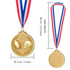 Abaokai 12 Pieces Gold Award Medals for Kids Sports Football Games, Party Favors, 2 Inches