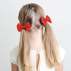 40 Pcs Hair Bows for Girls Toddler Hair Ties 3 Inch Bow Rubber Bands Ponytail Holders Elastics Pigtail Bows Hair Accessories for Girls Baby Toddler