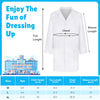 GIFTINBOX Doctor Costume for Kids Doctor Lab Coat for Kids Real Stethoscope, Halloween Doctor Lab Costumes for Kids age 3-12