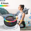 POMUIC Bluetooth Shower Speaker, Portable Wireless Speaker Stereo Sound, RGB Lights, IP7 Waterproof Bluetooth Speaker with Suction Cup and Mic, 8H Portable Speakers for Travel, Party, Home, Outdoors