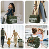 Pripher Mommy Bag for Hospital, Diaper Bag Backpack & Tote with 14 Pockets for 2 Kids, Large Waterproof Hospital Bags for Labor and Delivery, Baby Travel Bag with 3 Insulated Pockets, Olive Green