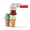 Melissa & Doug Scoop and Stack Ice Cream Cone Magnetic Play Set, Multicolor - Pretend Food, Ice Cream Toy For Toddlers And Kids Ages 3+.