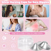 The Original Silver Nursing Cups, Nipple Covers for Breastfeeding Essentials, Nipple Shields for Nursing Newborns, 925 Silver Healing Cups for Sore Nipple Relief, Newborn Essentials Must Haves-Regular