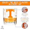 Greenline Goods - University Of Tennessee Whiskey Glass Set (2 Low Ball Glasses) - Contains Full Tennessee Volunteers Logo & Campus Map - Volunteers Gift College Grads & Alumni - College Glassware