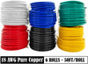 GS Power 18 AWG (American Wire Gauge) OFC Pure Copper Automotive Primary Wire 6 Roll Color Combo (50 Feet Roll, 300 FT Total) for 12V Car Audio Video Trailer Harness Wiring (Also in 14 & 16 GA Combo)