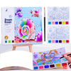 JUNQIU Watercolor Coloring Books for Kids Ages 4-8, Pocket Watercolor Painting Book for Toddlers, Arts and Crafts for Girls Boys, Water Colors Paint Kids