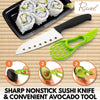 Sushi Making Kit For Beginners - DIY ALL IN ONE Sushi Maker Set Make Sushi at Home like a Pro Sushi Chef- Sushi Kits Amazing Gifts For Birthdays