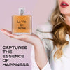 NovoGlow La Vie En Rose for Women - 3.4 Fl Oz Bottle - Scents with Finest Essential Oils & Flower Essence - Sweet Aromas of Iris Jasmine & Orange Blossom - Includes Suede Pouch for a Luxurious Touch