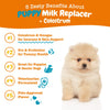 Zesty Paws Puppy Milk Replacer + Colostrum - Milk Replacement Supplement Powder for Puppies & Senior Dogs - Omega 3 DHA, Prebiotics & Probiotics for Dogs - for Skin, Coat, Heart & Gut Health - 12 oz