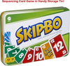 Mattel Games Skip Bo Card Games, for Adults and Family Night, Kids and Adult Games, 2 to 6 Players Storage Tin Box (Amazon Exclusive)