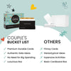 Flowjo Couple's Bucket List - The Couple Games - Couple Cards Date Night Gifts - 100 Romantic & Adventurous Couples Date Ideas - Reconnect, Bond, and Ignite The Spark of Deeper Love!