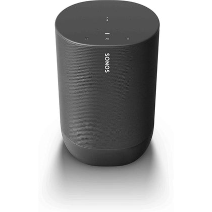 Sonos Move - Battery-Powered Smart Speaker, Wi-Fi and Bluetooth with Alexa Built-in - Black