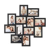 SONGMICS 4X6 Collage Picture Frames for Wall Decor, 12-Pack , Black Photo Collage Frame, Multi Picture Frame Set with Glass Front, Assembly Required