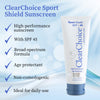 ClearChoice Sport Shield Sunscreen - Natural Face Sunscreen for Daily Use, SPF 45-4 Ounces